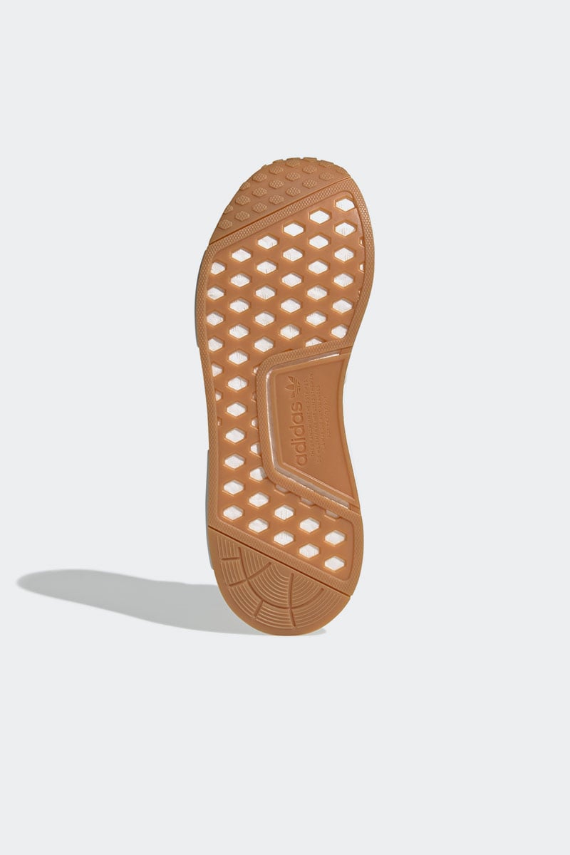 All white nmd gum bottom shop