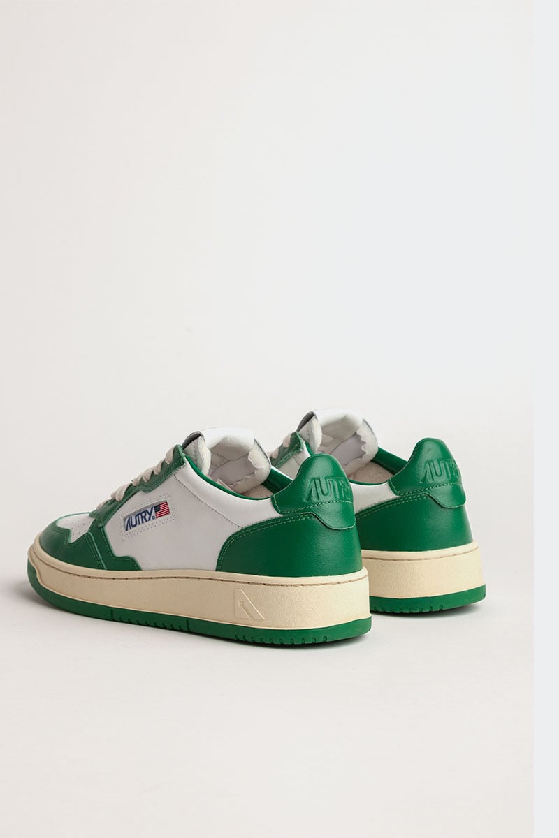 Autry Medalist White/Green | Stylerunner