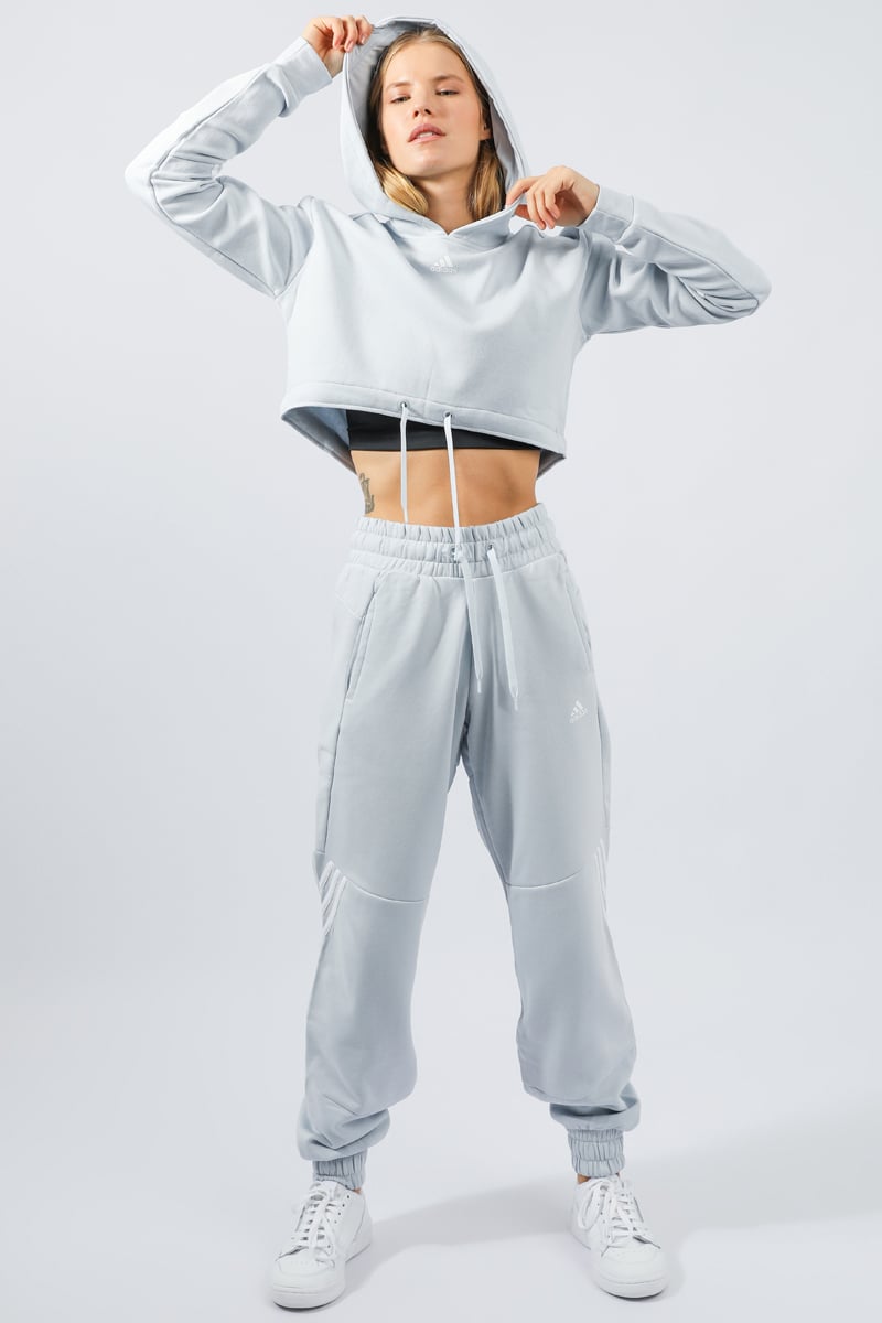 Adidas cropped hoodie outfit online