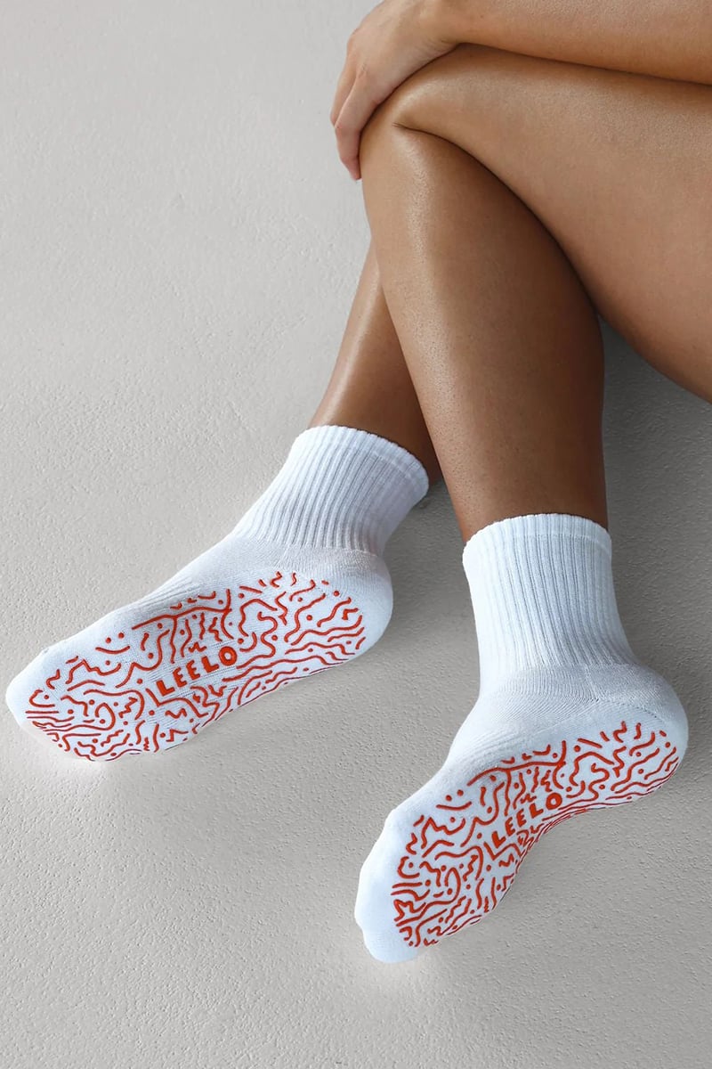 Nike grip socks pilates top