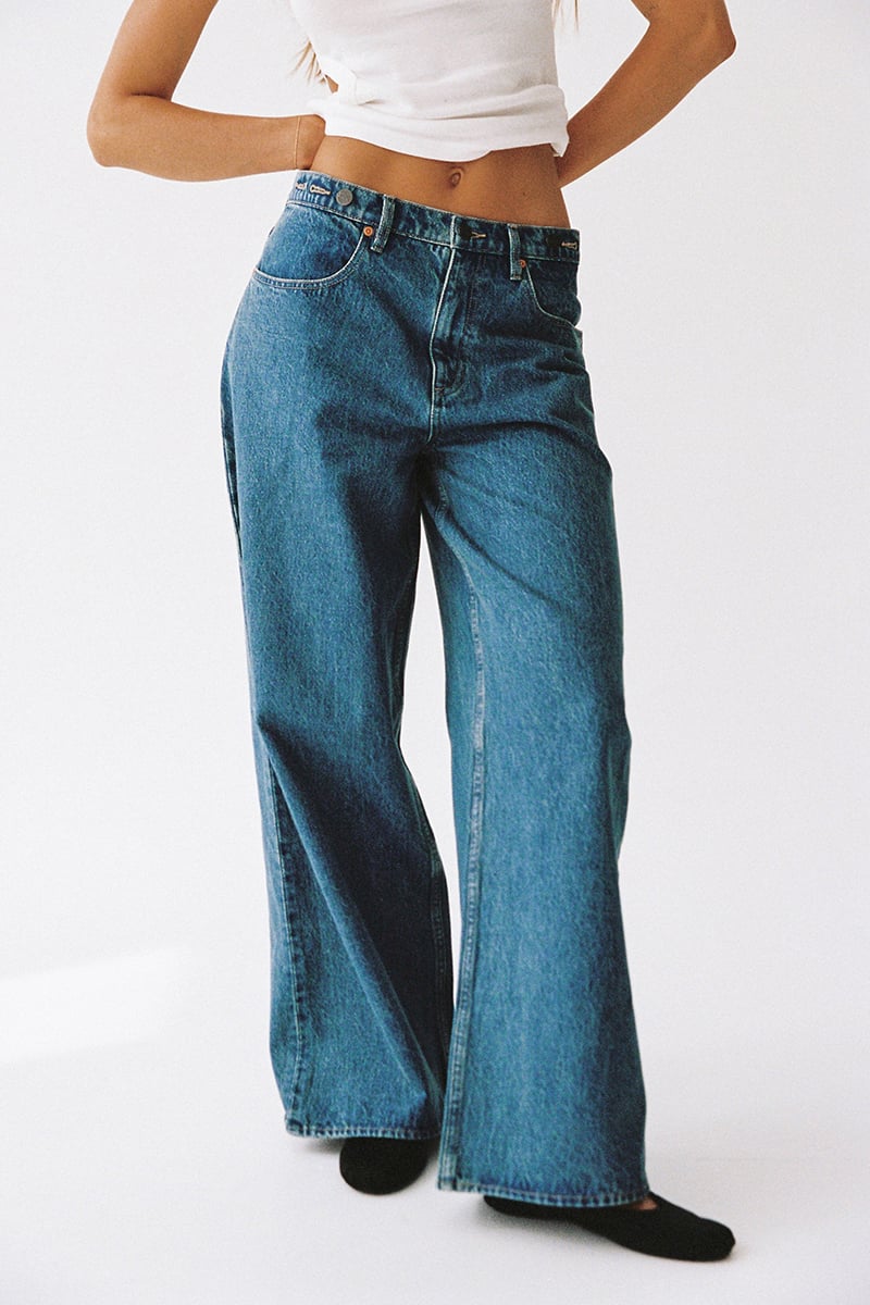 Lee Signature Wide Leg Jean Indigo Pool | Stylerunner