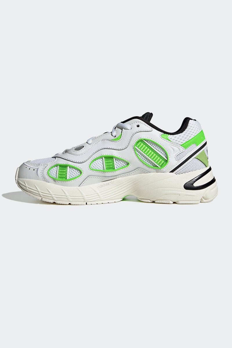 Adidas ozweego white solar green hot sale