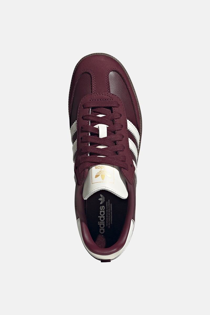 adidas Samba OG Maroon/Off White/Gum 3 | Stylerunner