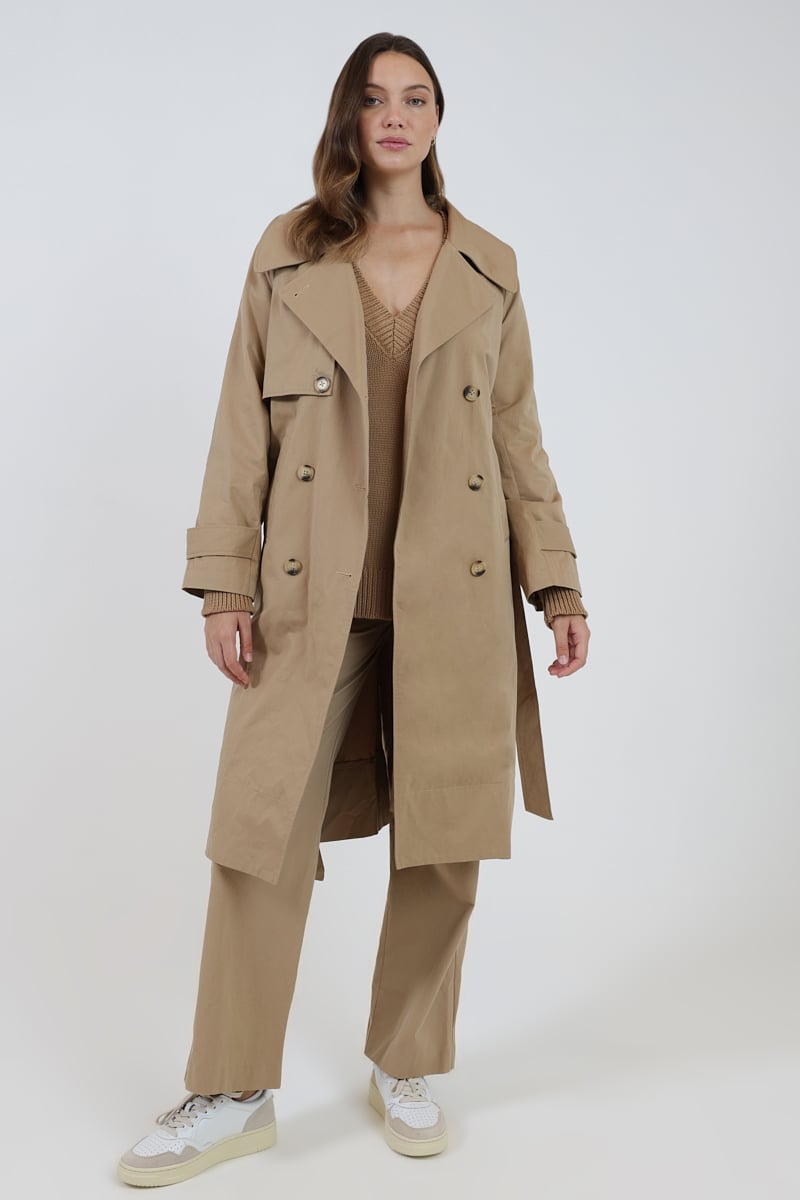 Naked sale trench coat