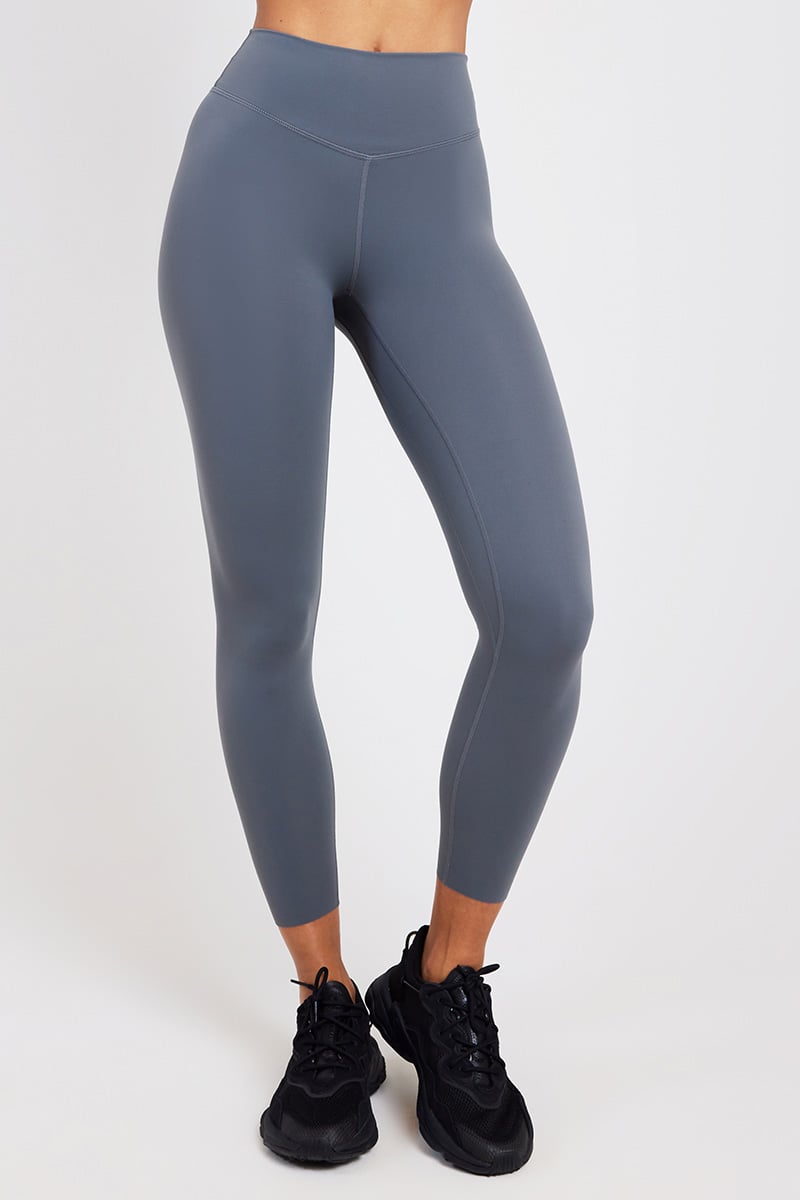 Nike One Heritage Women's Mid-Rise 7/8 Printed Leggings Medium Blue