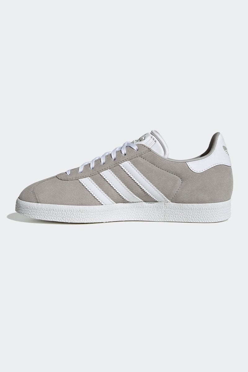 Grey suede gazelles best sale