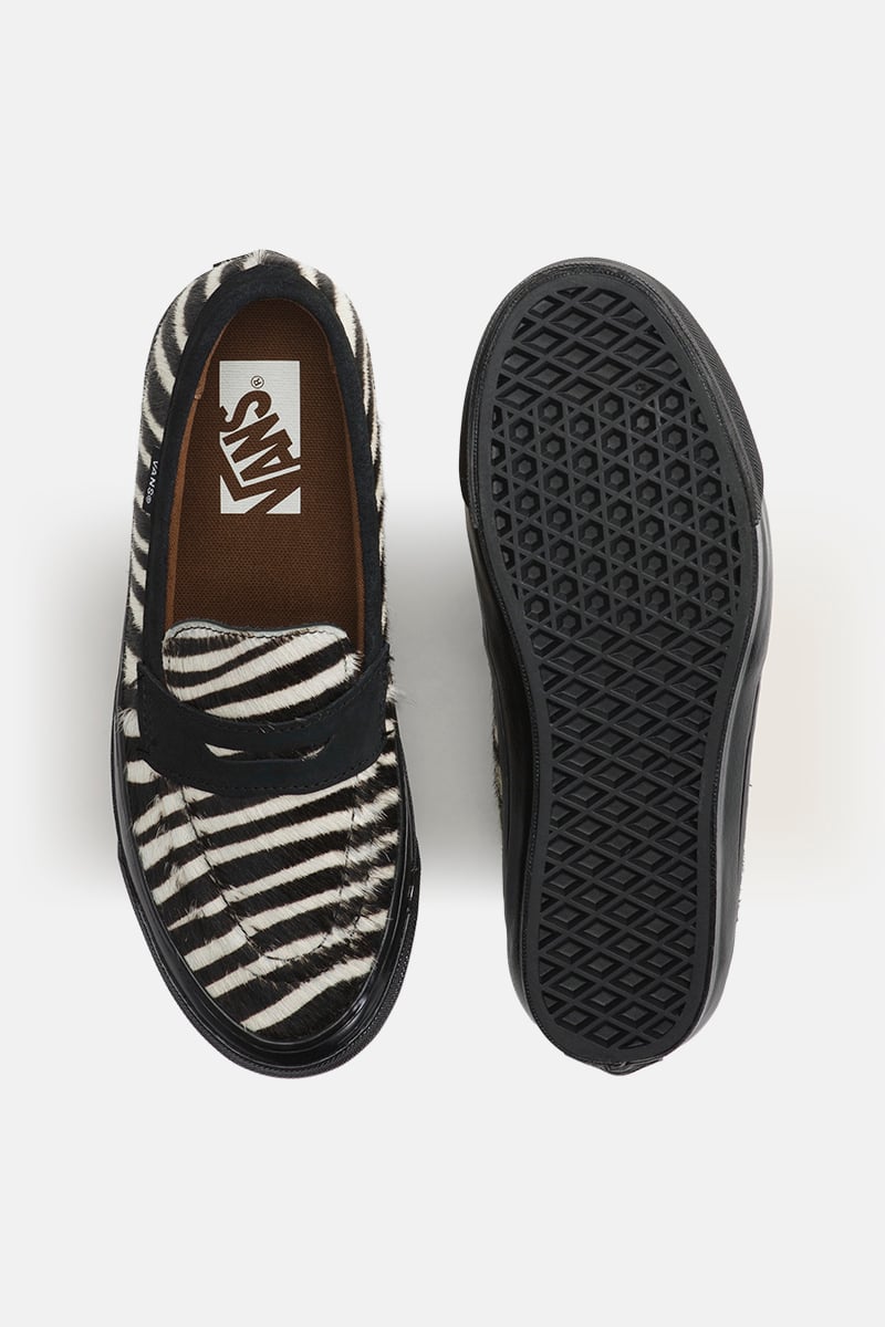 Vans Lx Loafer 53 PONY HAIR ZEBRA | Stylerunner