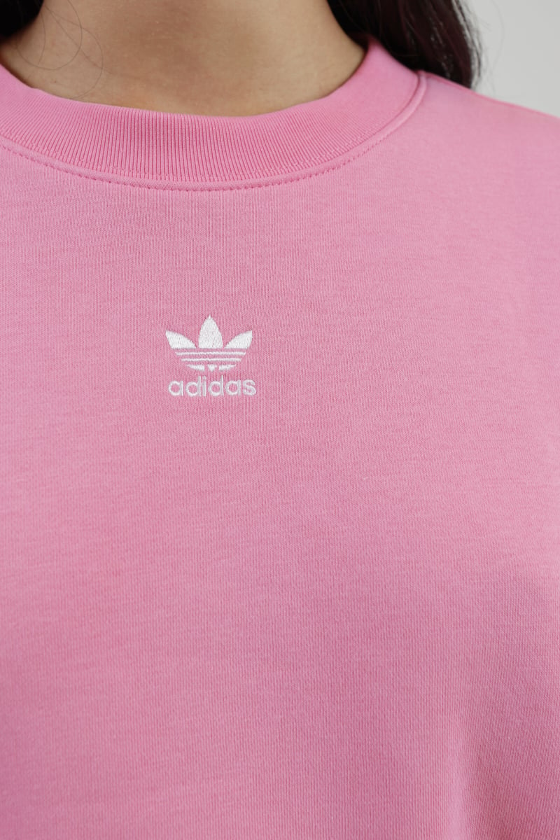 adidas Originals Adicolor Essentials Fleece Sweatshirt BLISS PINK Stylerunner