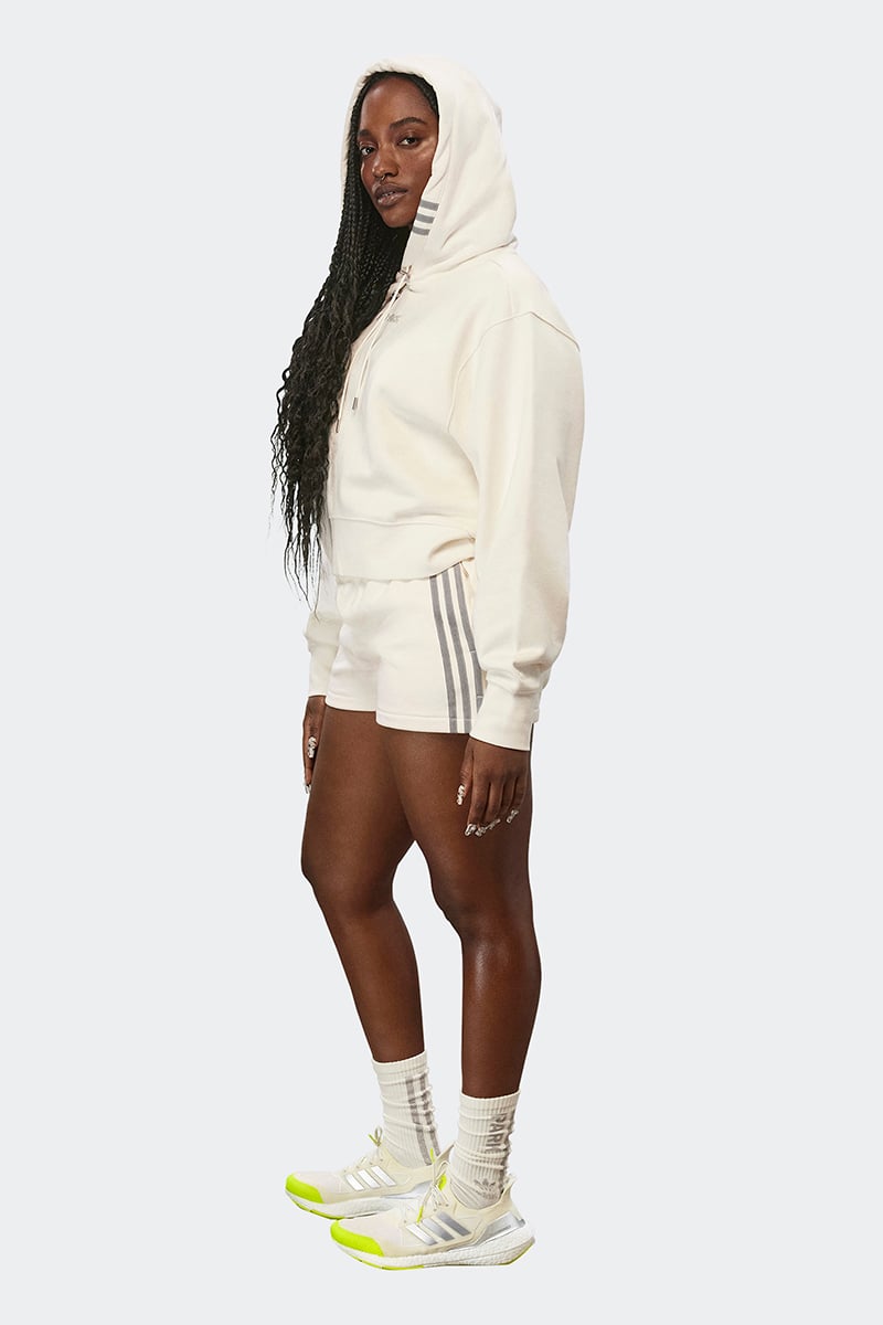 IVY PARK Crop Hoodie Off White Stylerunner