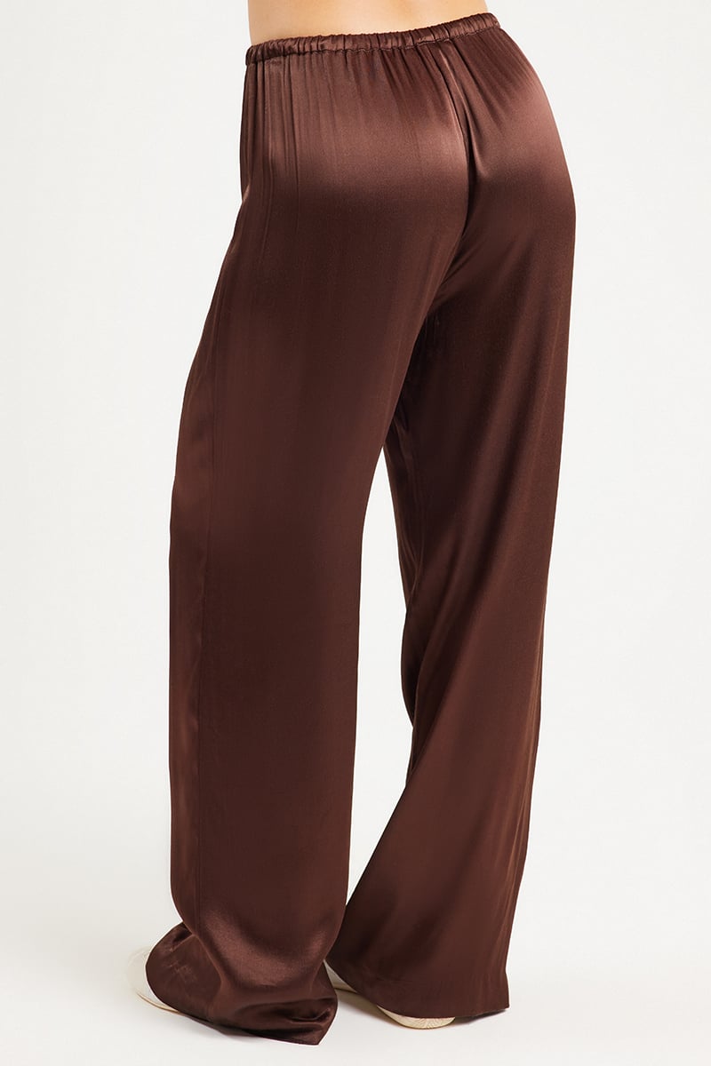 【SKZ I.N.】otona satin wide salopette Sleeveless satin jumpsuit Woman, Black | TWINSET Milano