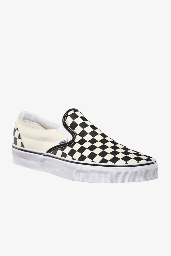 B&w clearance checkered vans