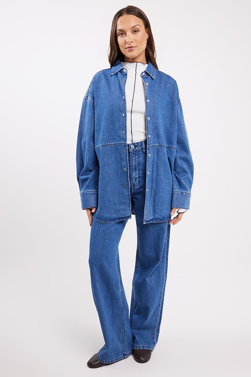 Nude Lucy Otis Organic Denim Fresh Blue | Stylerunner