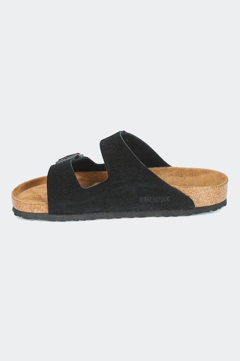 Birkenstock arizona soft footbed suede online black