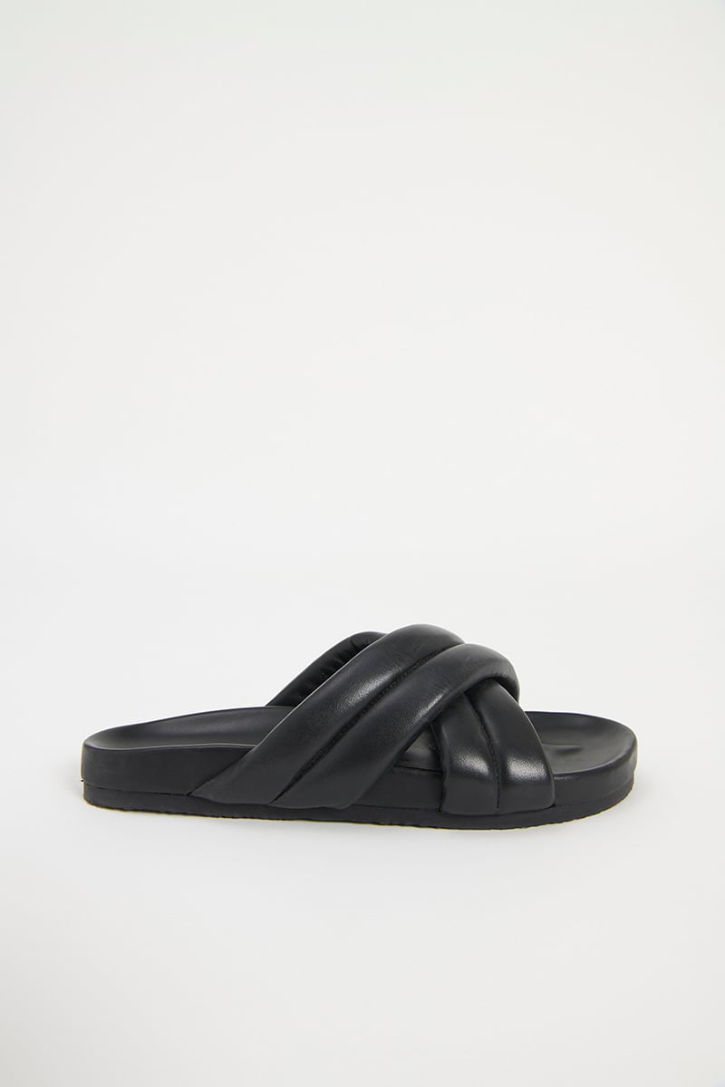 Black outlet crossover slides