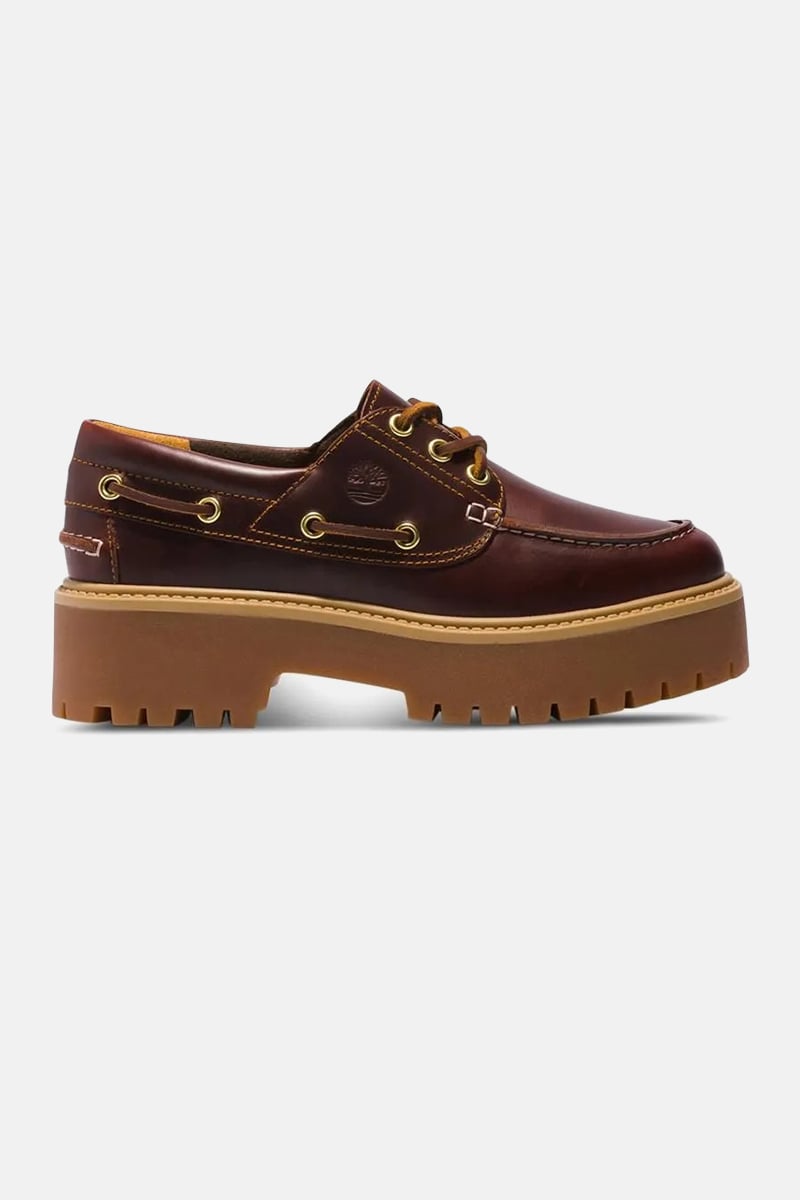 Timberland Stone Boat Shoe Burgundy Full Grain Stylerunner
