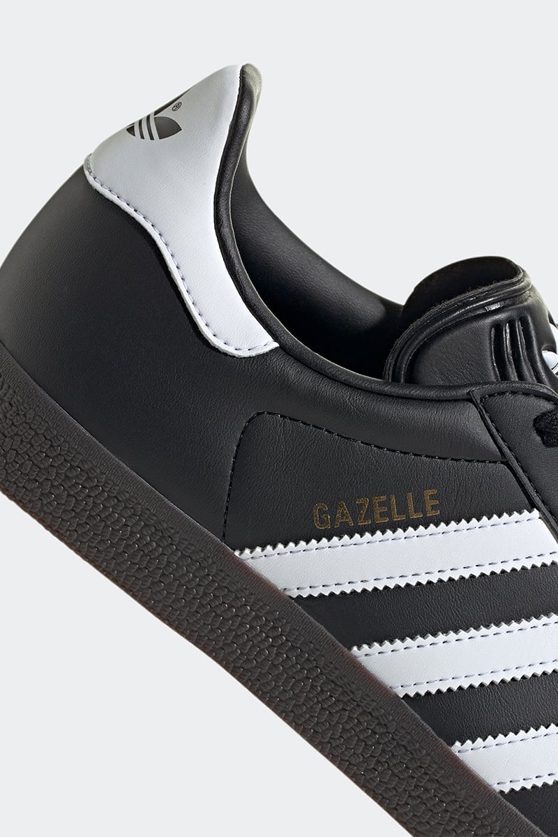 adidas Originals Gazelle Cblack Ftwwht Goldmt Stylerunner