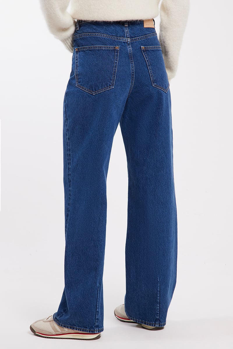 Neuw Denim Coco Relaxed Denim Jean Mid Indigo | Stylerunner