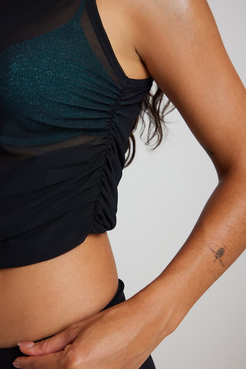 Mesh swim tank top store