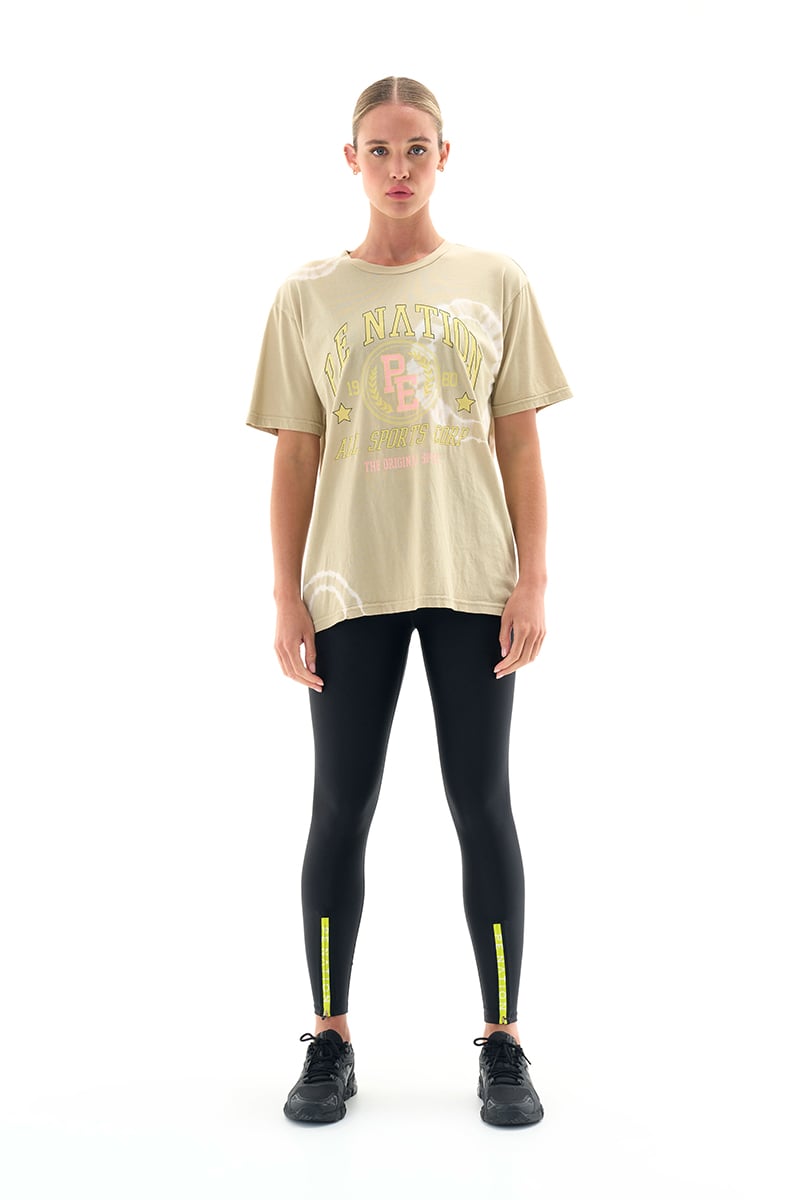 P.E Nation Initialise Tee Gravel Stylerunner