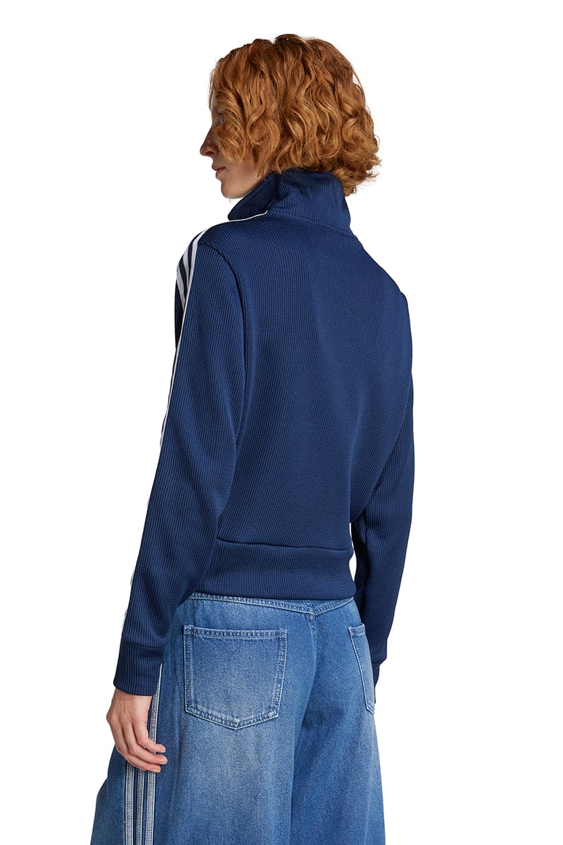 adidas Firebird Adicolor Knit Track Top Night Indigo/White