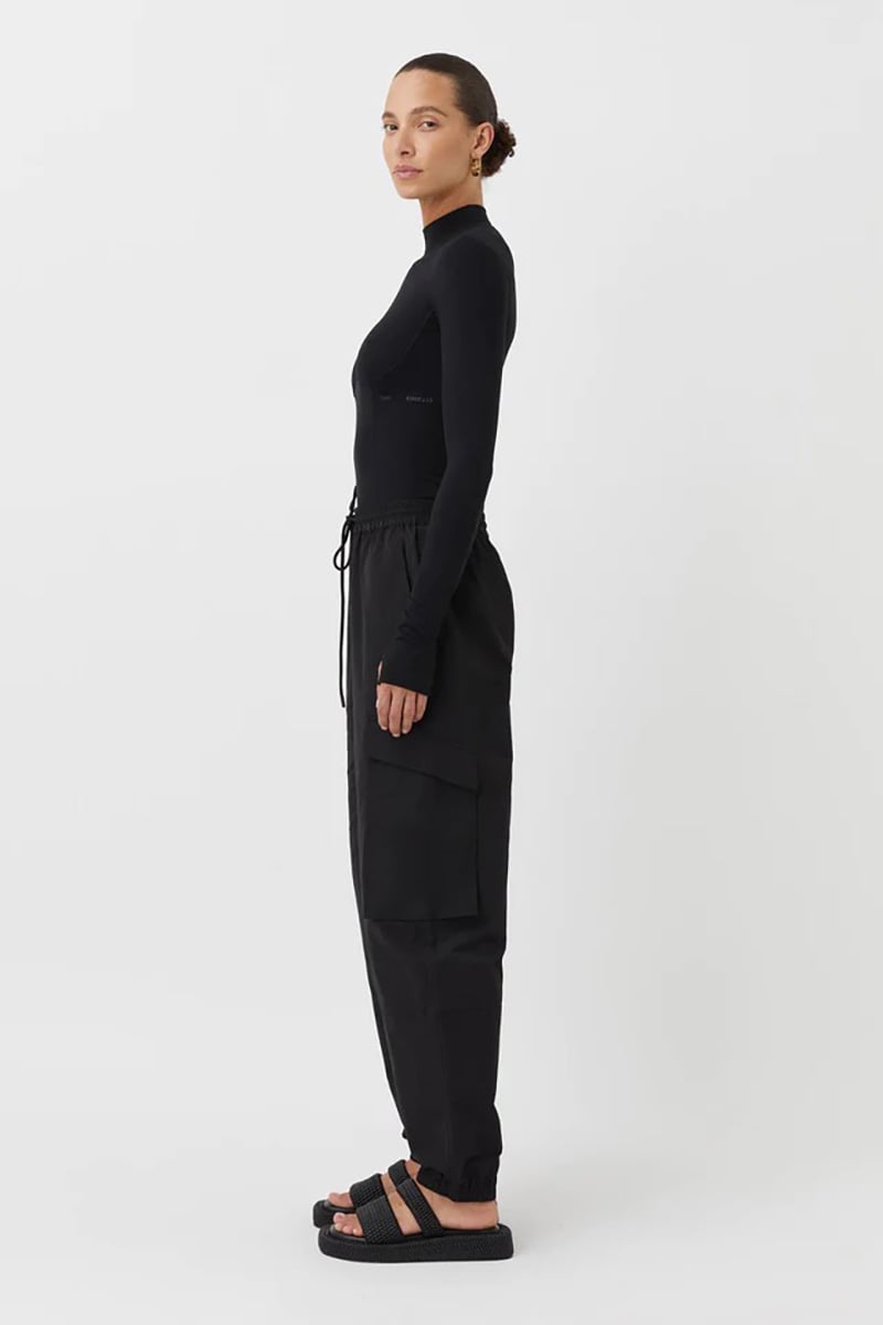 ◇Pleasenofollow◇ Camilla Side Pocket Pants Black 플리즈노팔로우(PLEASENOFOLLOW) Camilla Side Pocket Pants