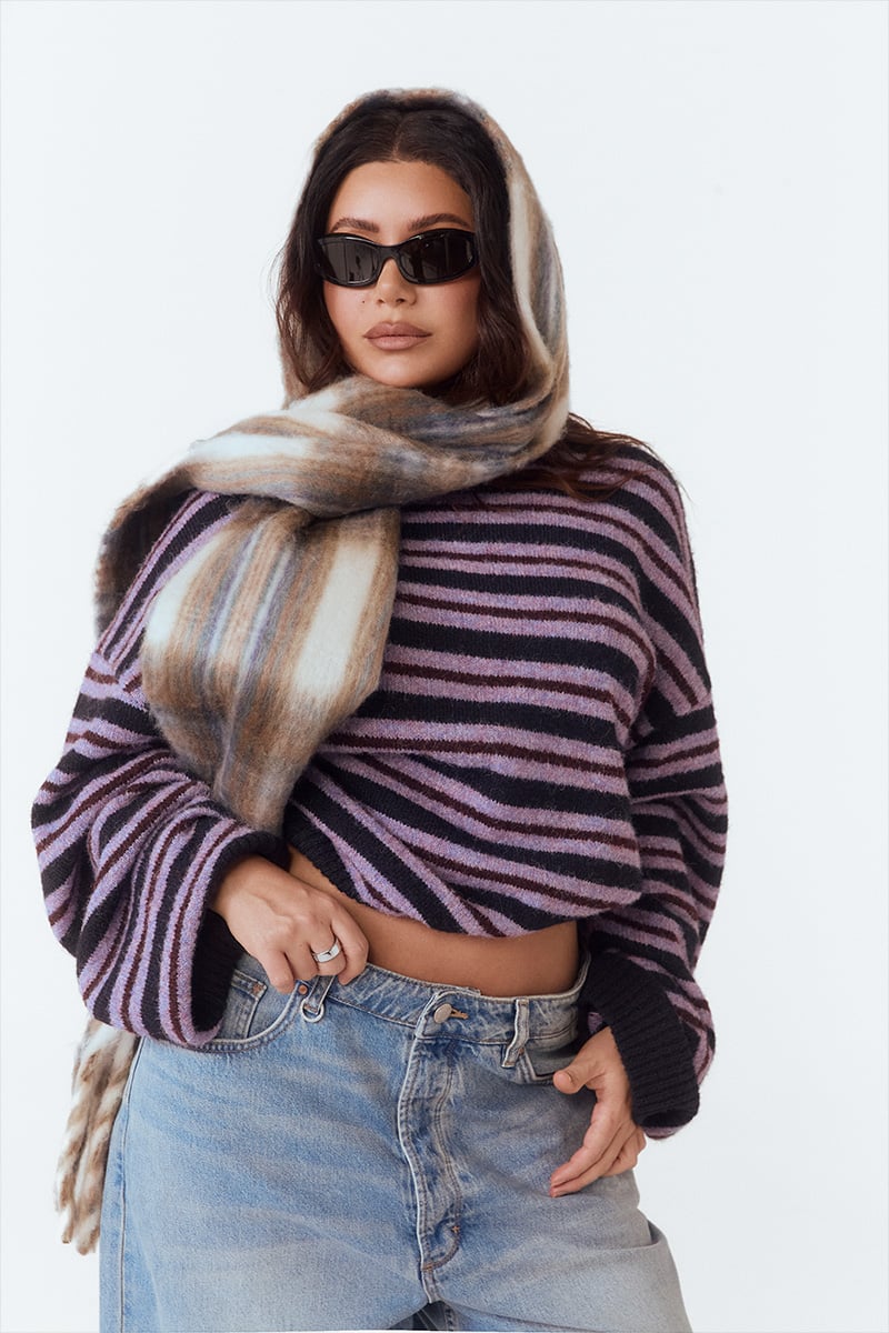 MK x SR Demi Oversized Knitted Sweater