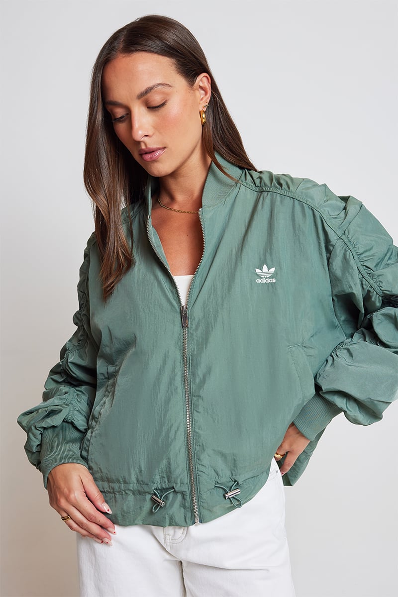 adidas Originals Lightweight Bomber Jacket Trace Green