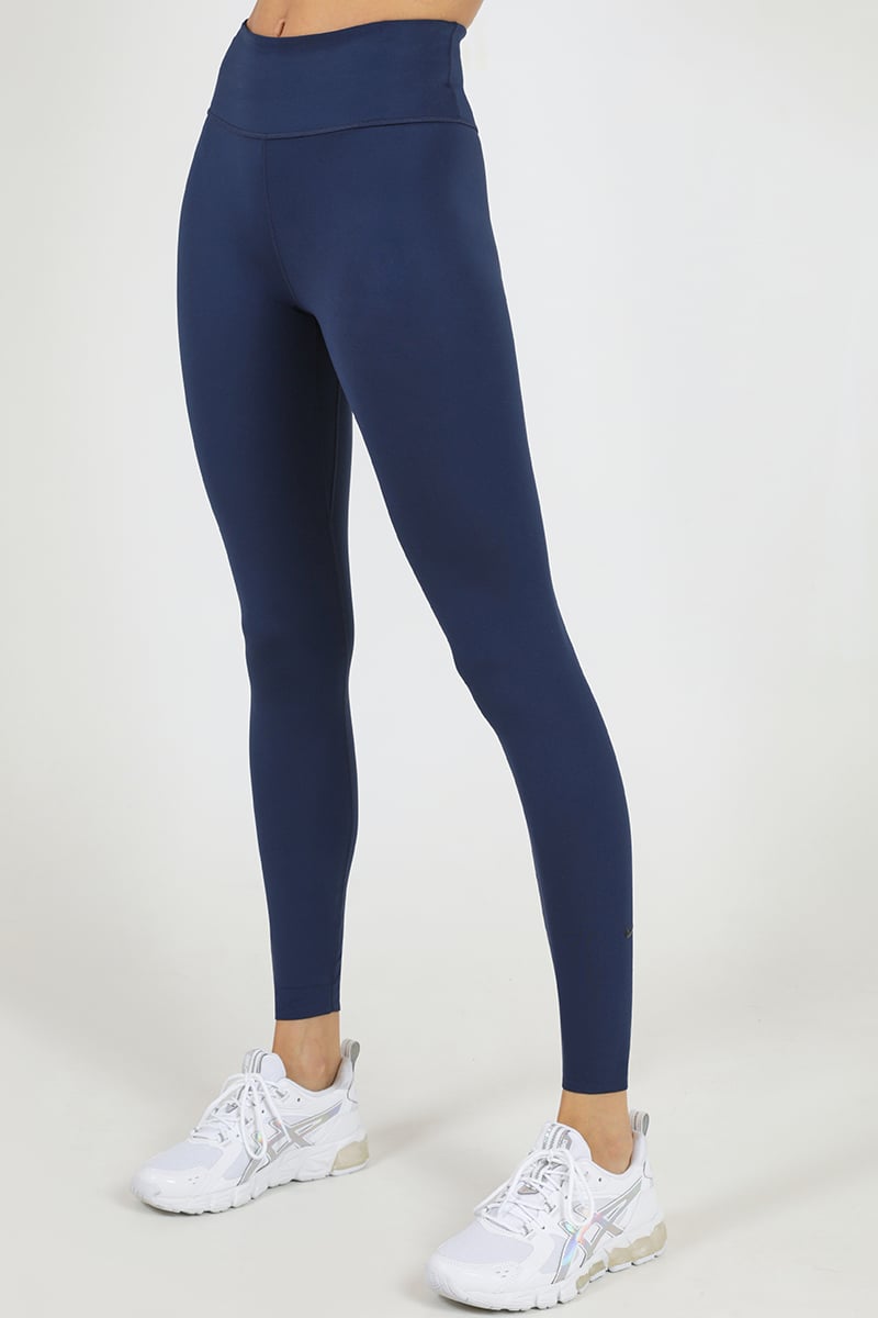 Nike One Luxe Mid Rise Legging Midnight Navy Clear Stylerunner