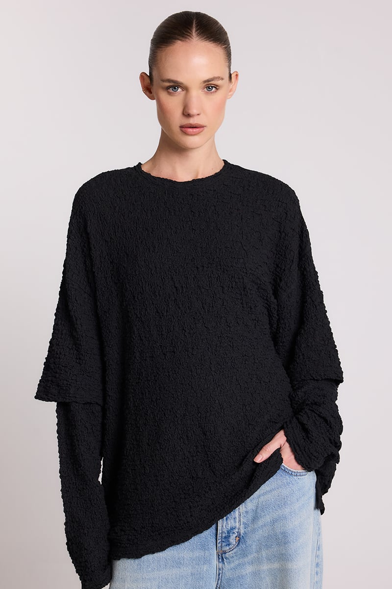 MK x SR Layne Layered Long Sleeve Shirt
