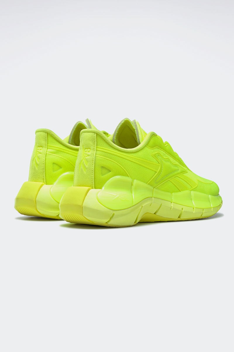 Green and discount yellow reebok