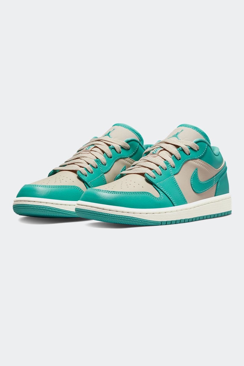Nike Air Jordan 1 Low Sanddrift/Washed Teal-sail | Stylerunner Nike Air Jordan 1 Low Sanddrift/Washed Teal-sail | Stylerunner