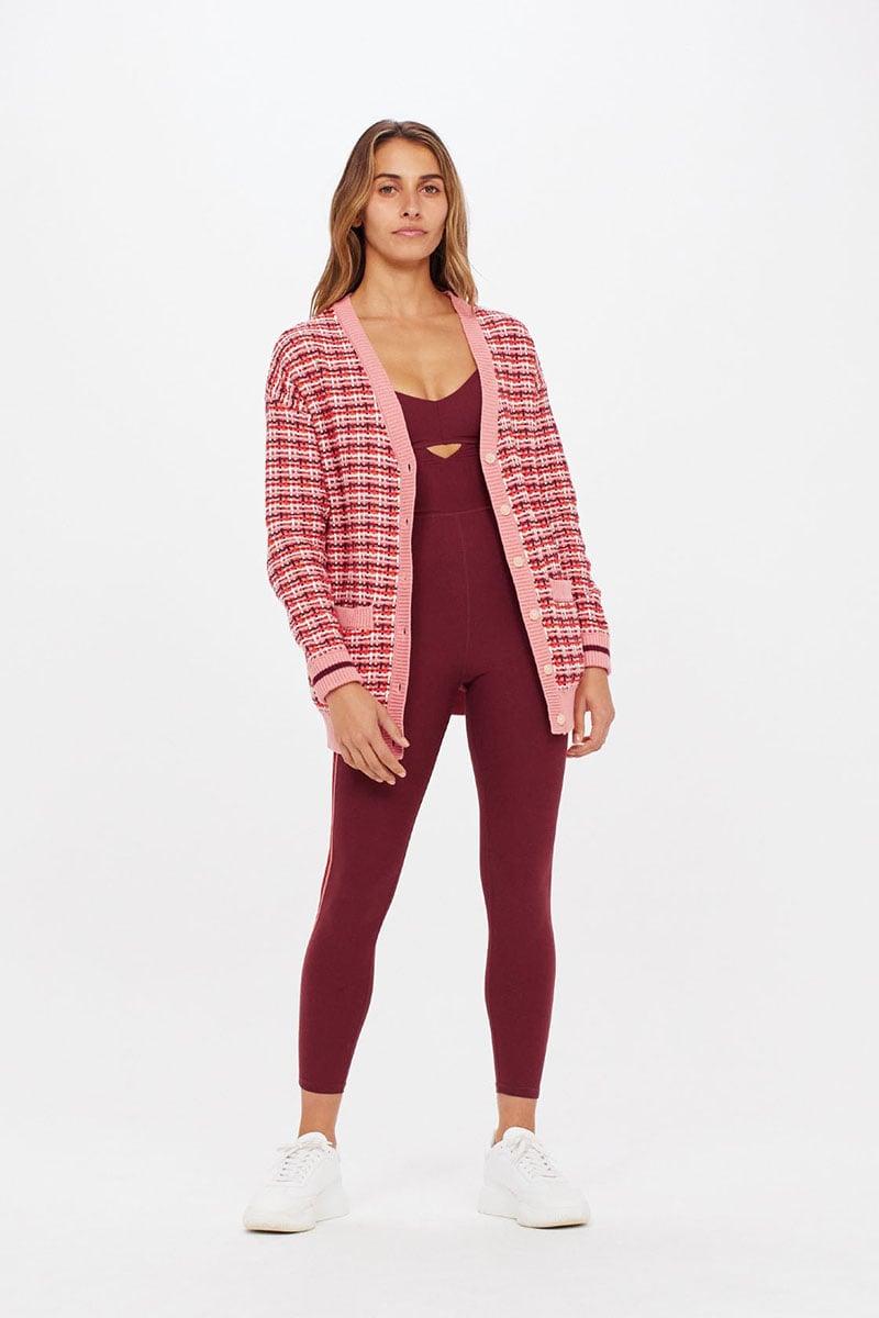 The Upside Piper Knit Cardigan Peony