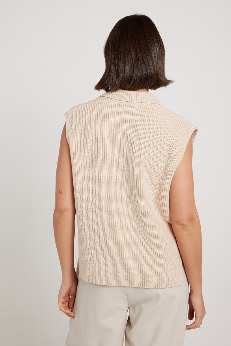 Nude Lucy Enes Knit Vest Cloud | Stylerunner