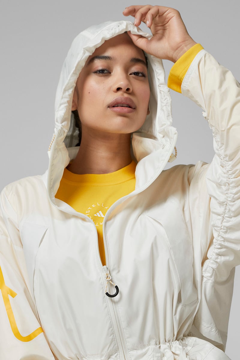 adidas by Stella McCartney Lightweight Parka Wind.Rdy White