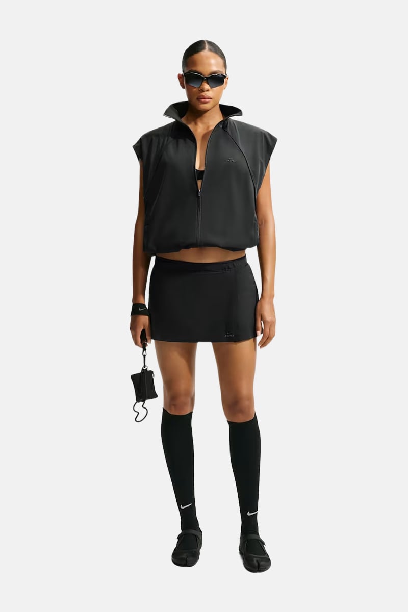 Stretch Nylon Oversized Gilet