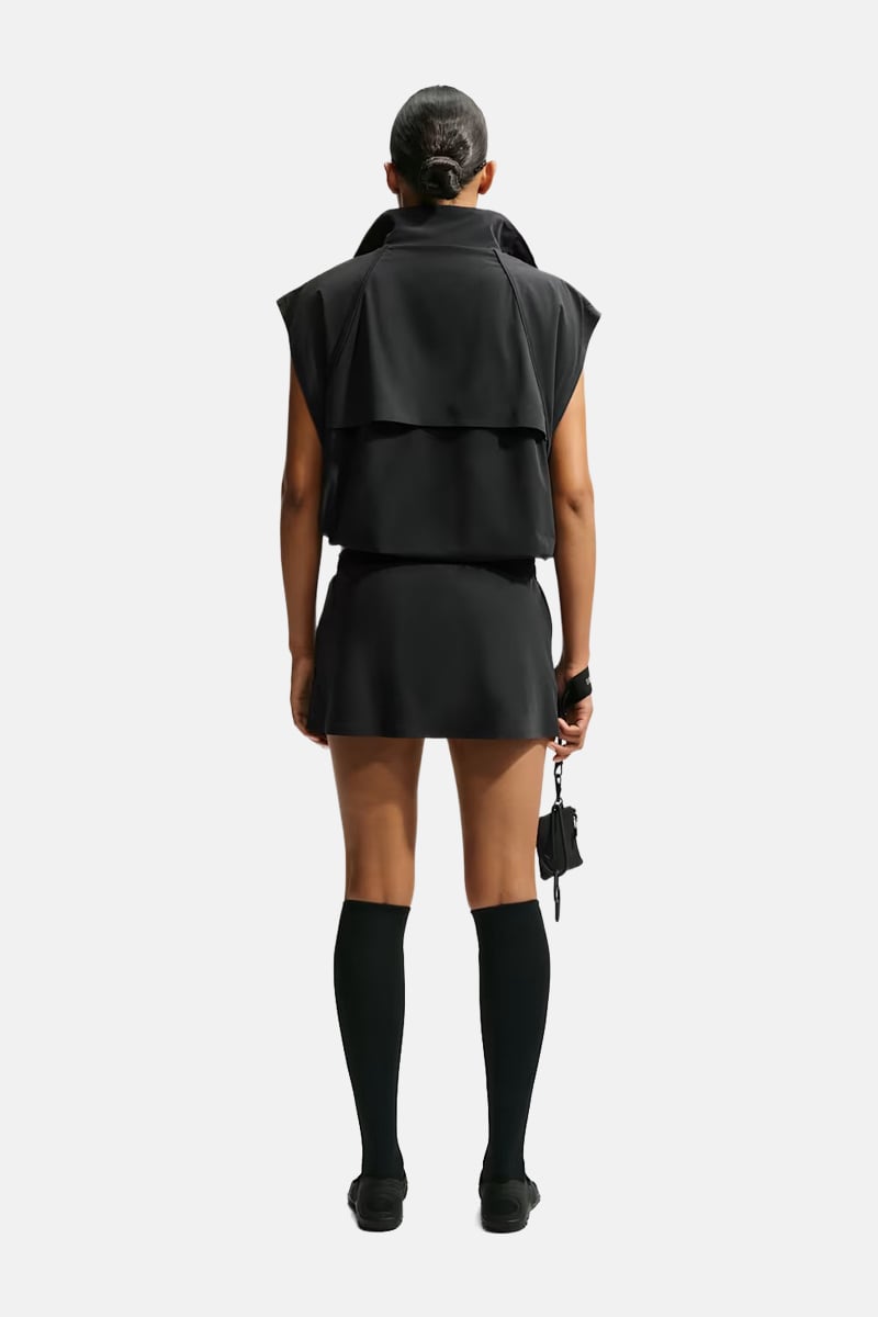 Stretch Nylon Oversized Gilet