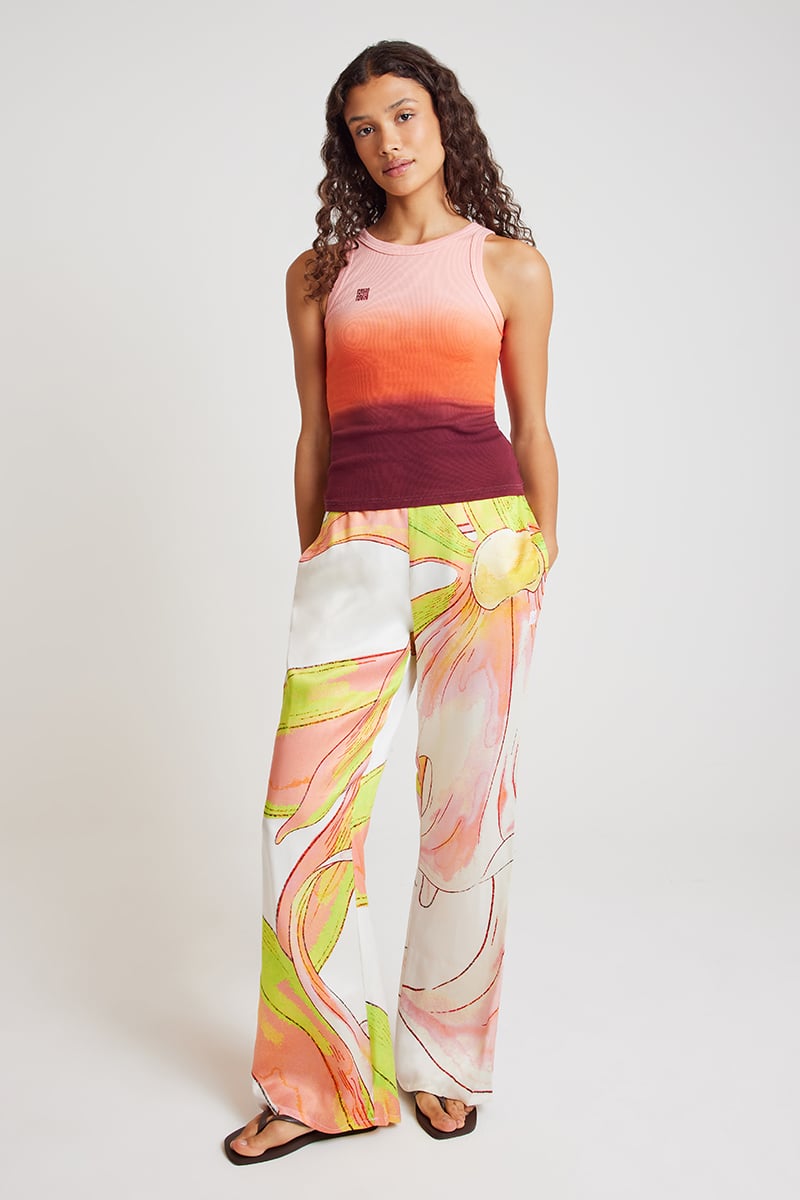 Drawer SUMMER flower print drost pants