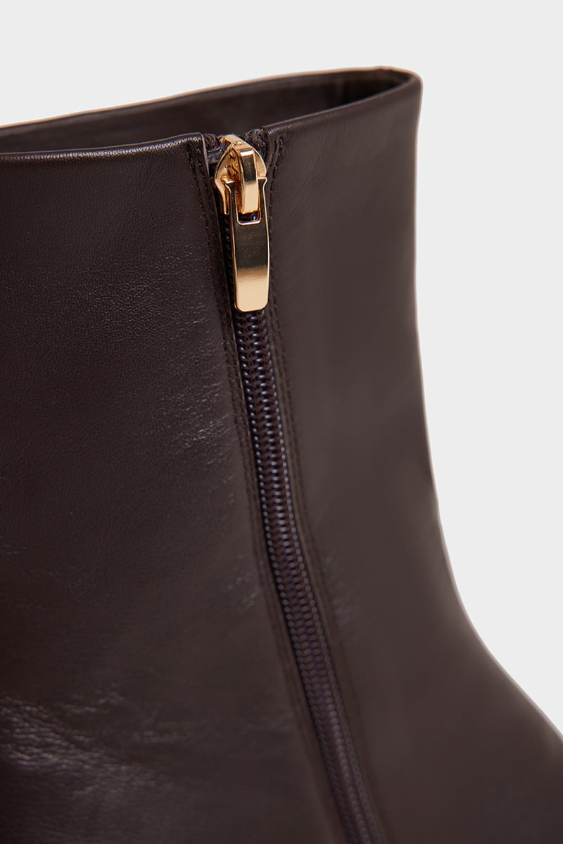 ODE Ali Leather Boot Chocolate | Stylerunner