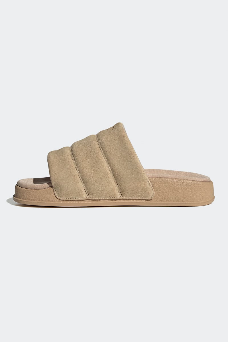 Adidas on sale tan slides