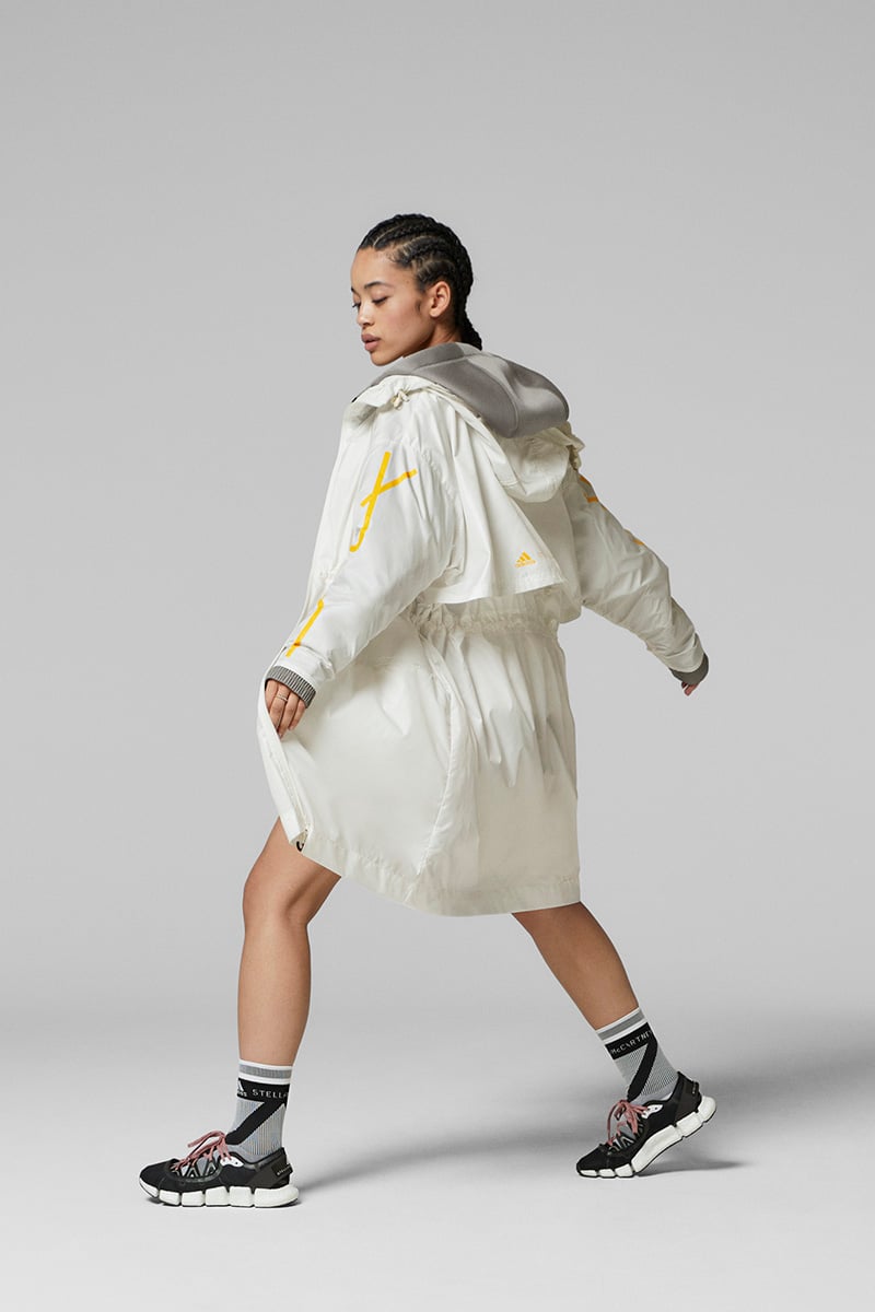 adidas by Stella McCartney Lightweight Parka Wind.Rdy White