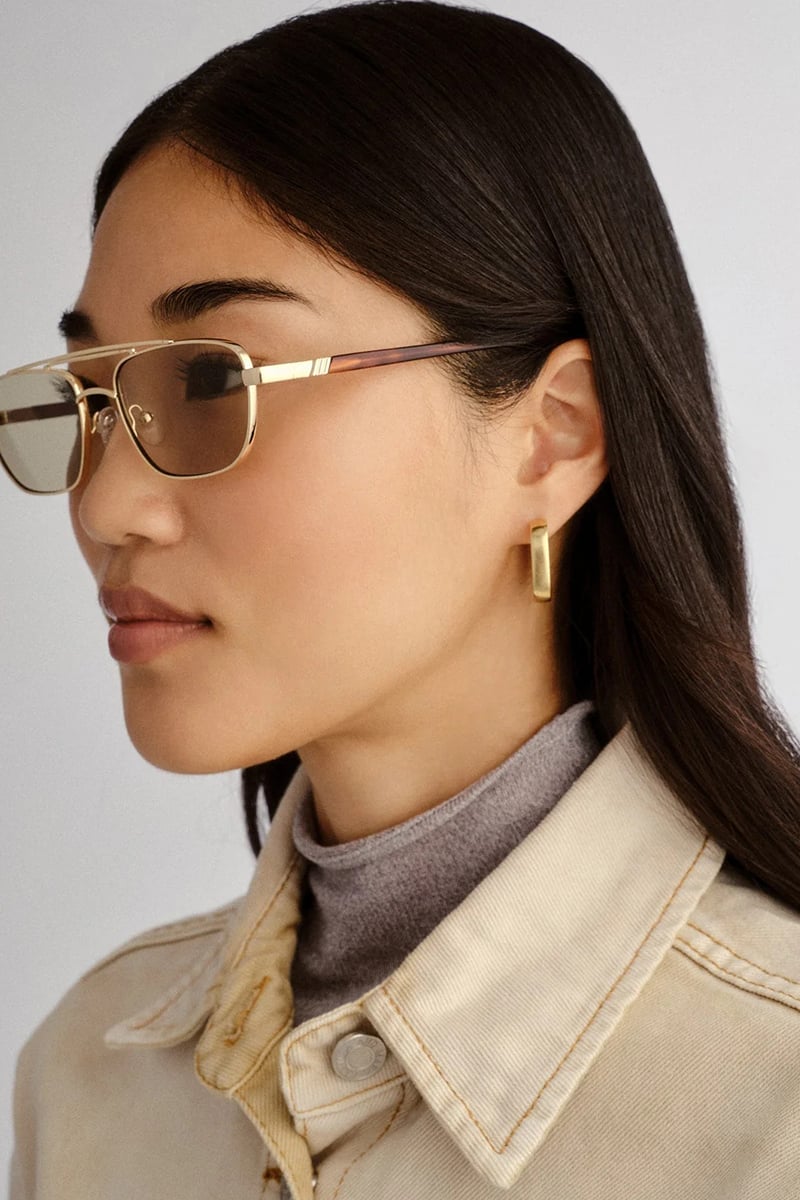 Le Specs Le Mimi Gold | Stylerunner display picture 1