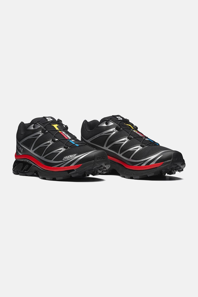 Salomon XT-6 Black / Fiery Red / Ftw Silver | Stylerunner