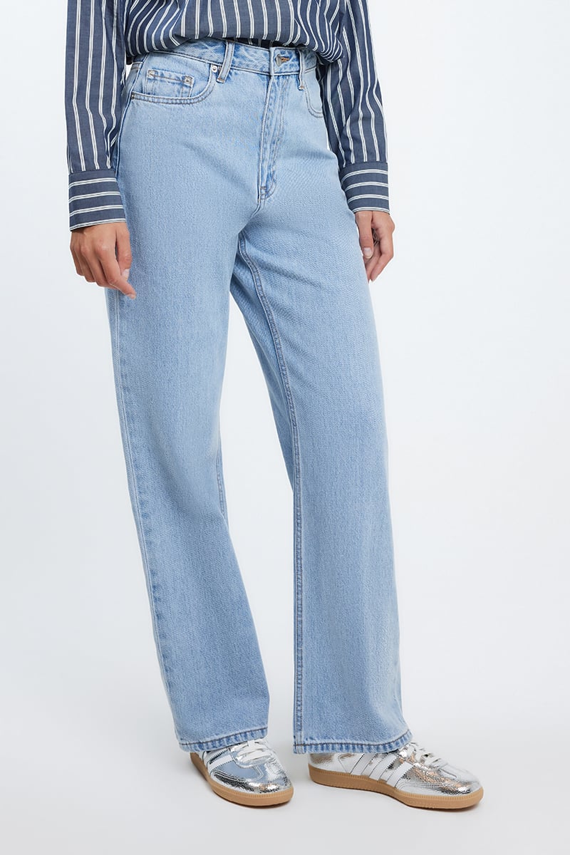 Nude Lucy Organic Relaxed Leg Jean 90S Blue | Stylerunner