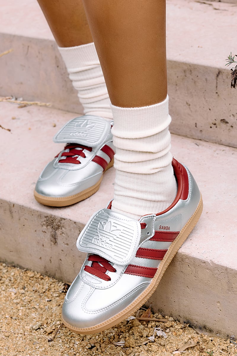 サンバLT adidasオリジナルスシルバー