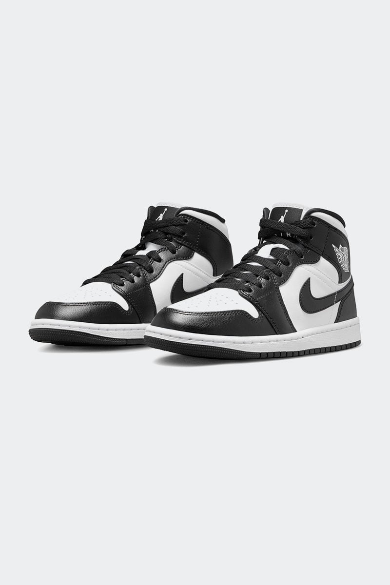 Nike Air Jordan 1 Mid White Black White Stylerunner