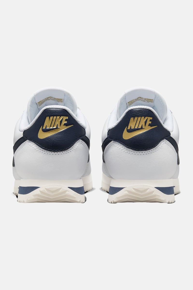 Nike Cortez White Obsidian Sail Mtlc Gold Stylerunner