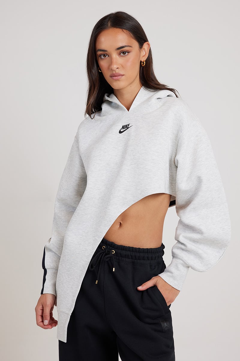 Nike tech fleece on sale hoodie light grey