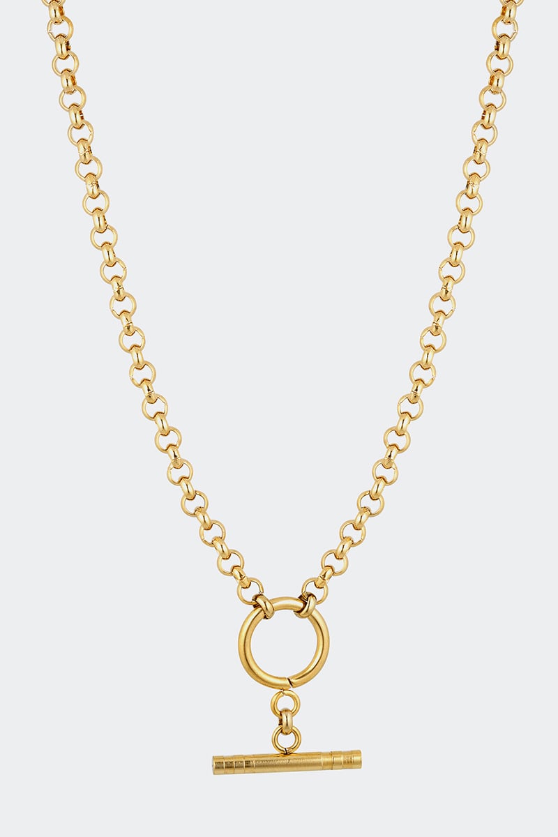 T bar store chain necklace