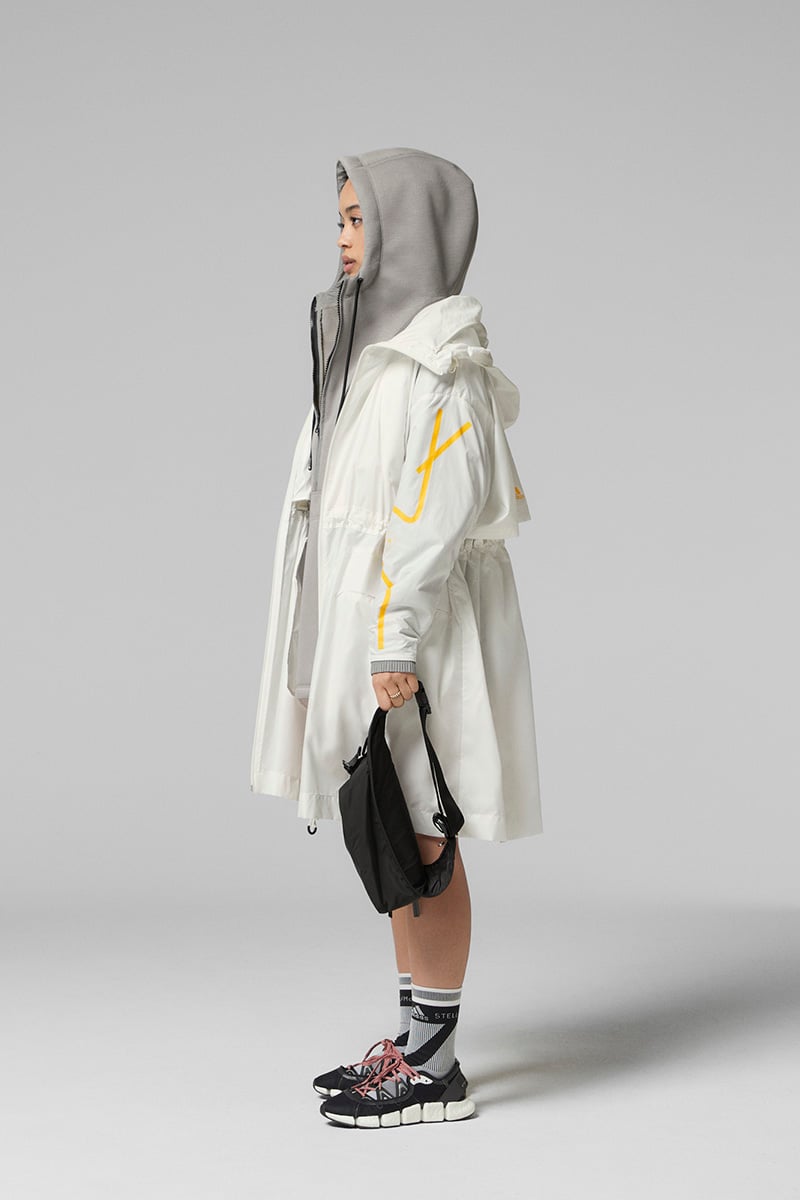 adidas by Stella McCartney Lightweight Parka Wind.Rdy White