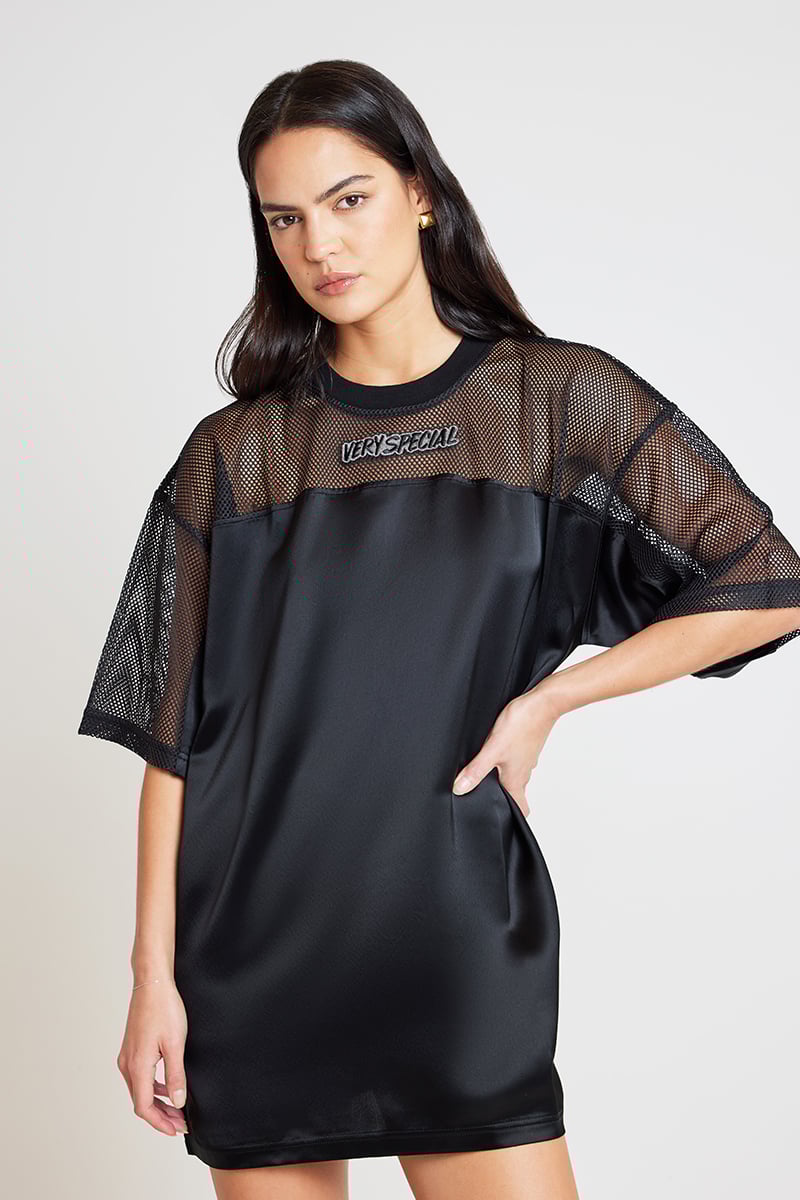 Mesh tee dress outlet